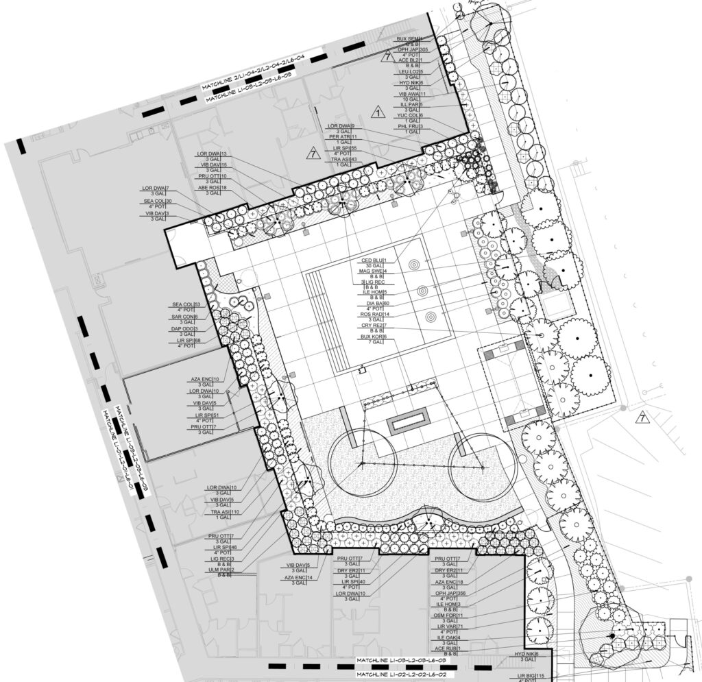 East Atlanta Village Pool Landscape Plan