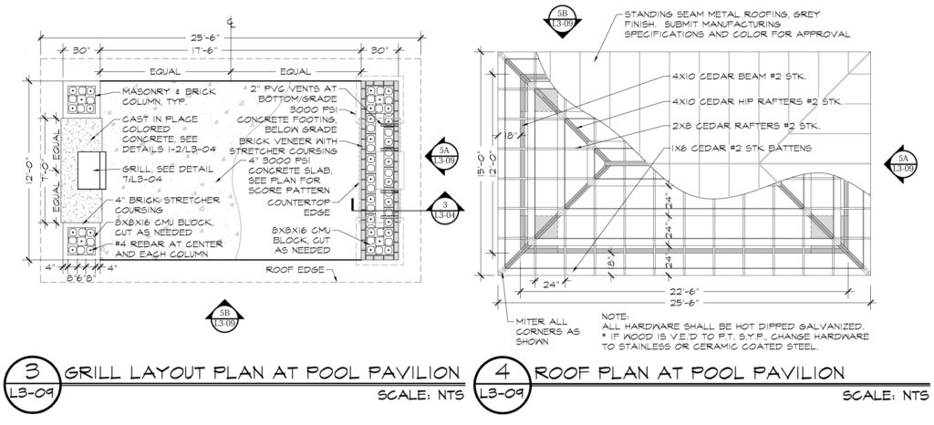 East Atlanta Village Pool Pavilion Details