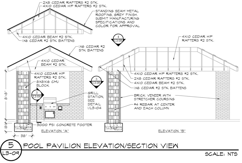 East Atlanta Village Pool Pavilion Details