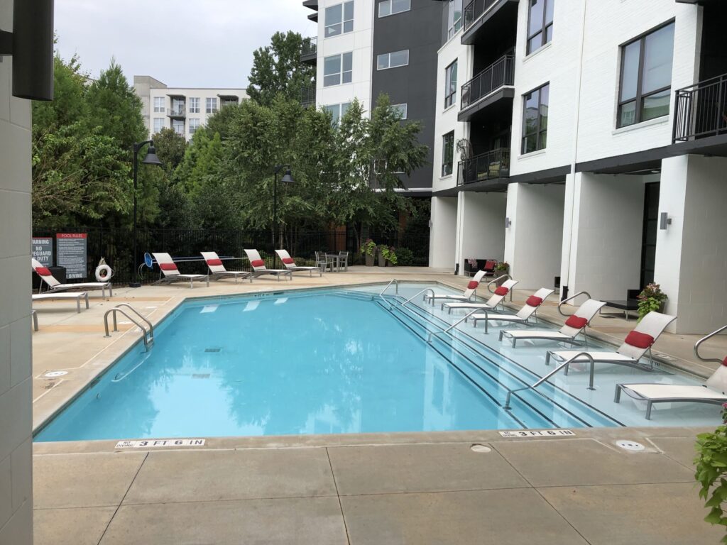 Inman Quarter Pool Landscape