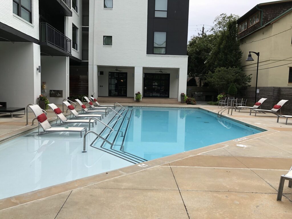 Inman Quarter Pool Landscape